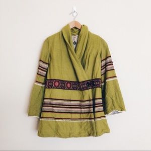 💜Rare* Free People Wool Boho Coat